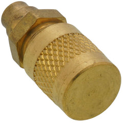 C&D Valve CD1200 1/4 Flare Access Body Solder End 3/16 ID 1/4 5/16 OD w/ CD2245 Brass Cap & Valve Core