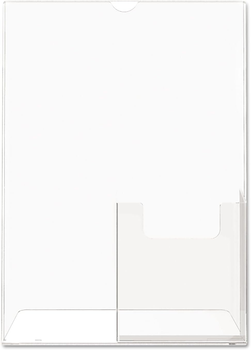 DEFLECTO Deflecto DEF590501 Superior Image Sign Holder with Pocket (9W x 4 1/2D x 10 3/4H)