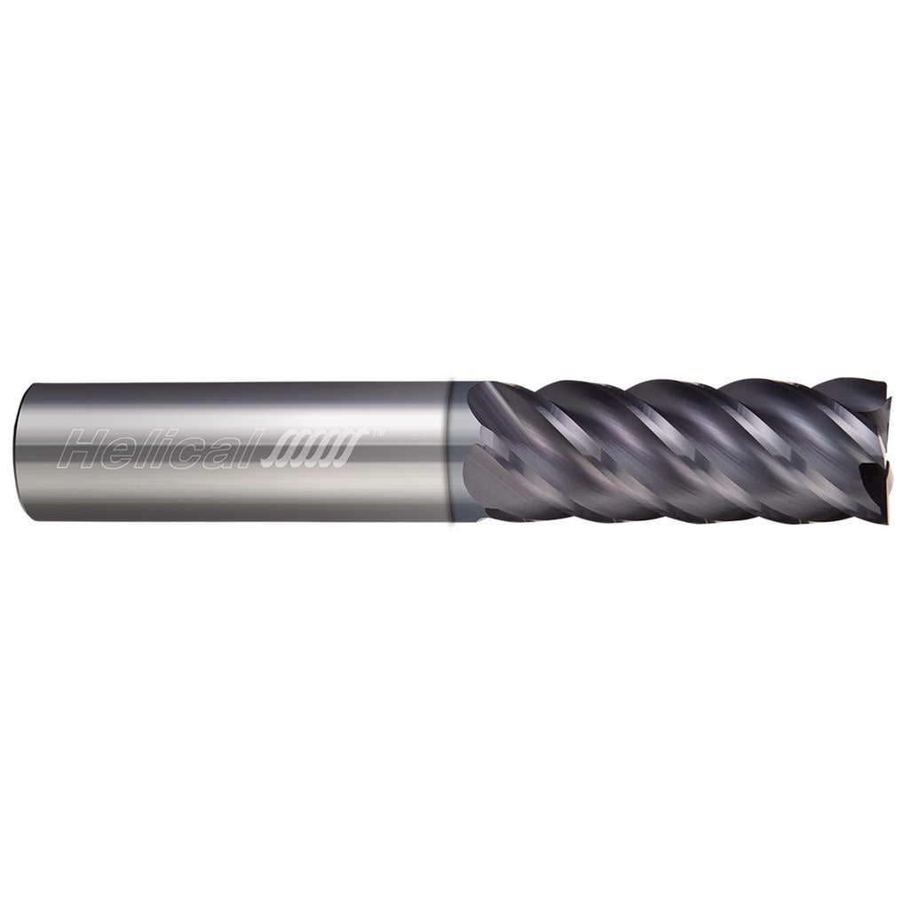 HELICAL SOLUTIONS Helical Solutions 05142 Square End Mill 1/4 in 5 Flute Carbide