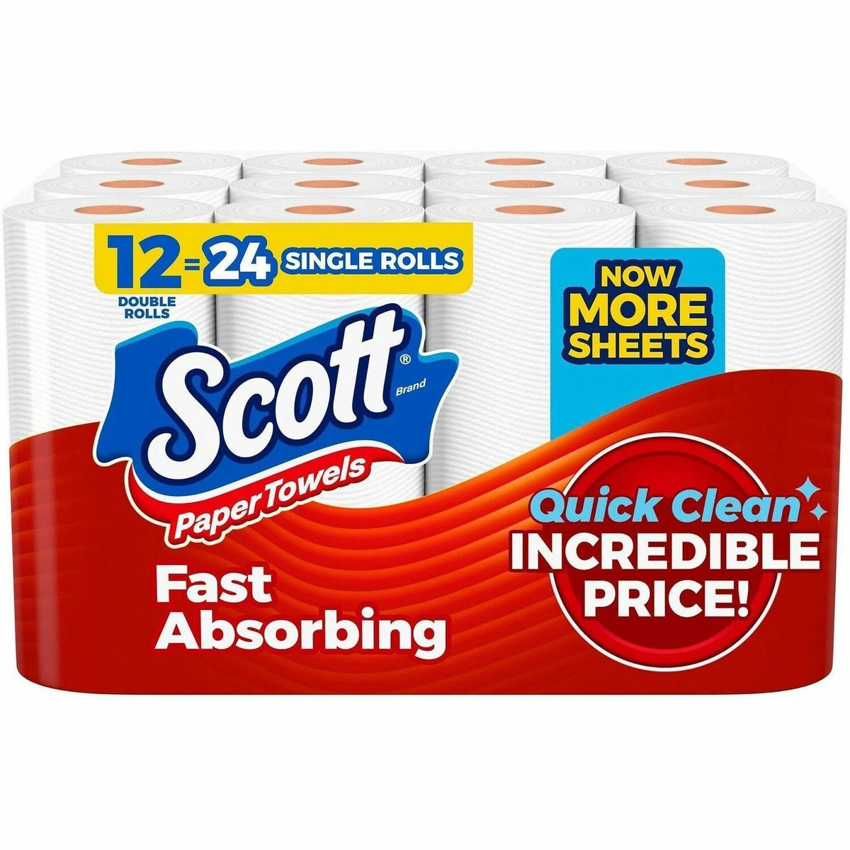KIMBERLY-CLARK Kimberly-Clark KCC56672 Scott Choose-A-Sheet Paper Towels 12 / Pack KCC56672