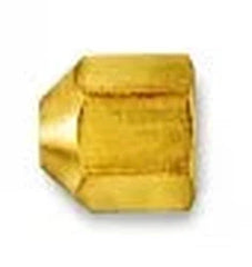 C & D Valve CD2245 Valve Cap 1/4 in. Female Flare Cap Brass Hex Type Metal-To-Metal Seal