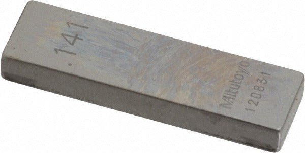 MITUTOYO Mitutoyo 611181-541 Steel Gage Block 0.141 in Grade AS-1
