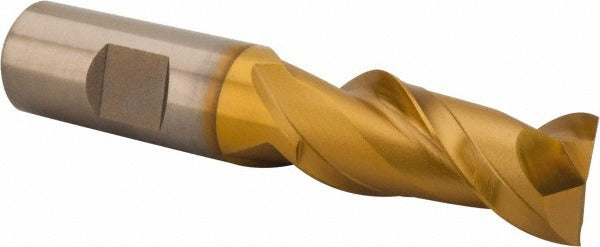 HERTEL Hertel GH070048 Square End Mill 0.75in 2 Flute Hss Tin