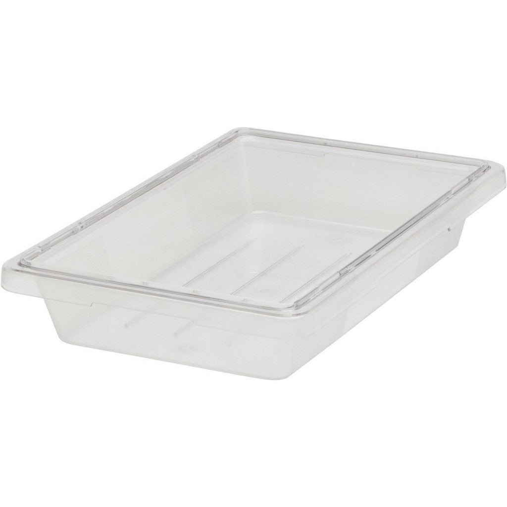RUBBERMAID Rubbermaid FG330400CLR Food Tote Box 5 Gal Clear