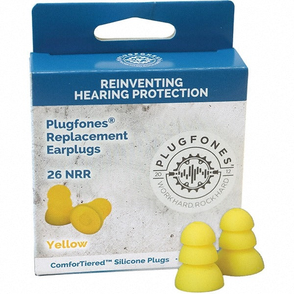 PLUGFONES Plugfones PRP-SY10 Audio Earplugs 26 Db Yellow 5 Pack