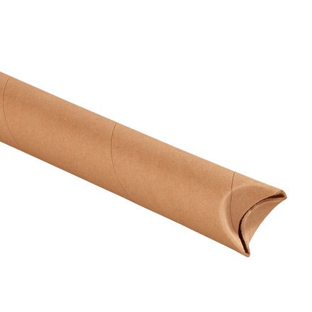 BSC PREFERRED Bsc Preferred S2015K Kraft Crimped End Mailing Tubes 50pk