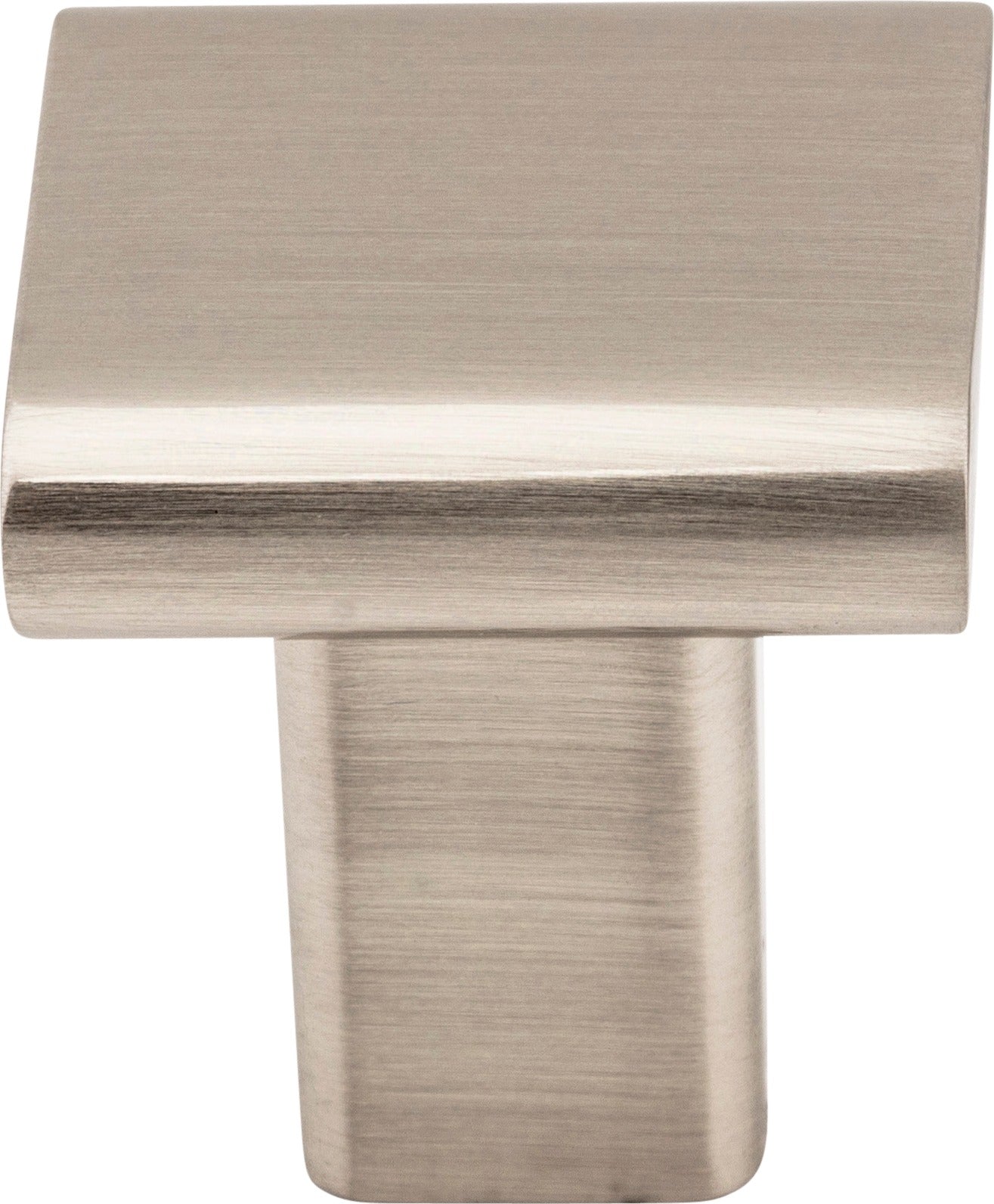 ELEMENTS Elements 183SN Square Cabinet Knob Satin Nickel