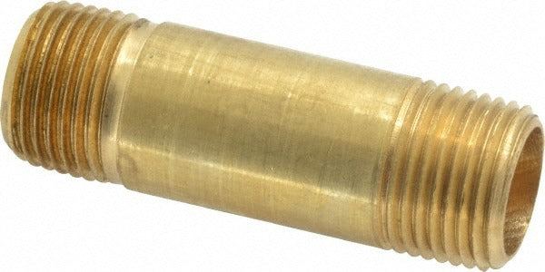 PARKER Parker 215PNL-6-20 Long Nipple 3/8 in Mnptf Brass