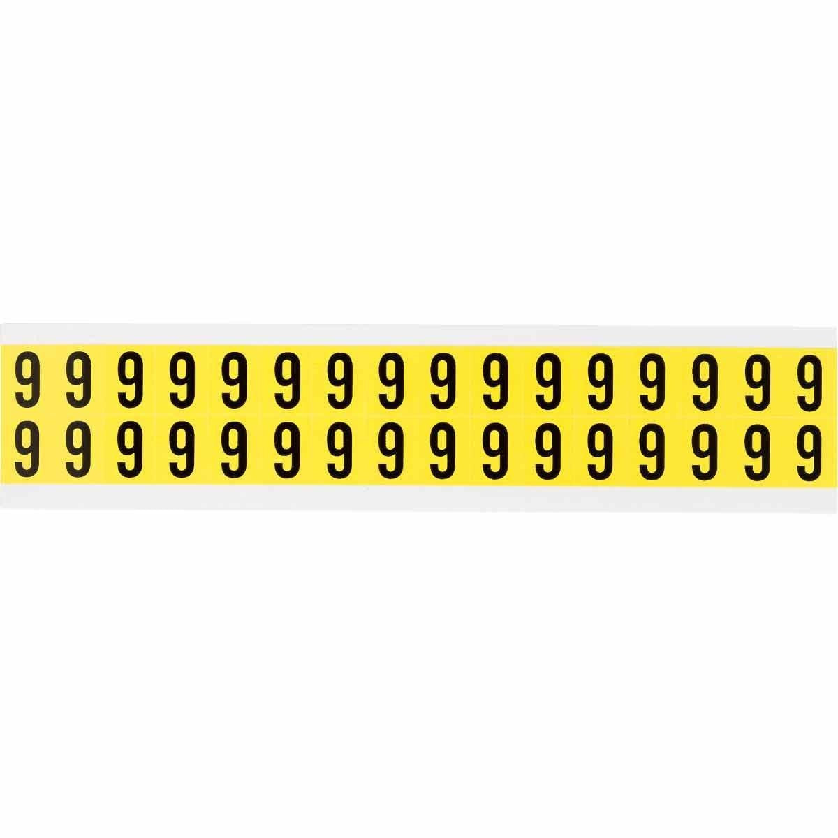 BRADY Brady 3420-9 Number Label (0.75 in x 0.563 in / Card of 32)