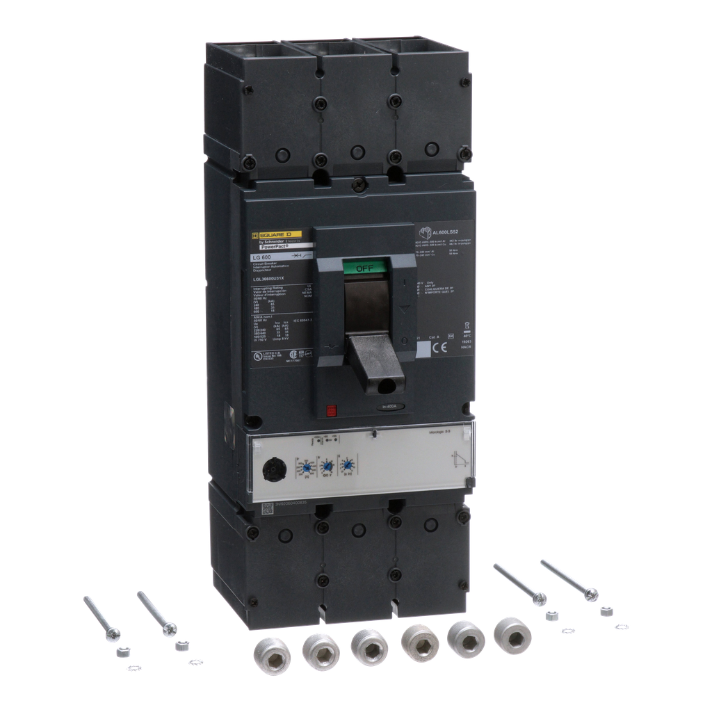 Square D LGL36600U31X Circuit Breaker 600 Amp 600 Volt