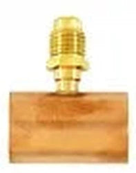 C&D Valve CD8434 Access Tee 1/4 in. Male Flare Fitting On 3/4 in. OD Tube