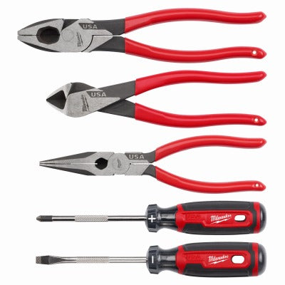 MILWAUKEE Milwaukee MT500-5 Pliers Screwdriver Set 5 Piece