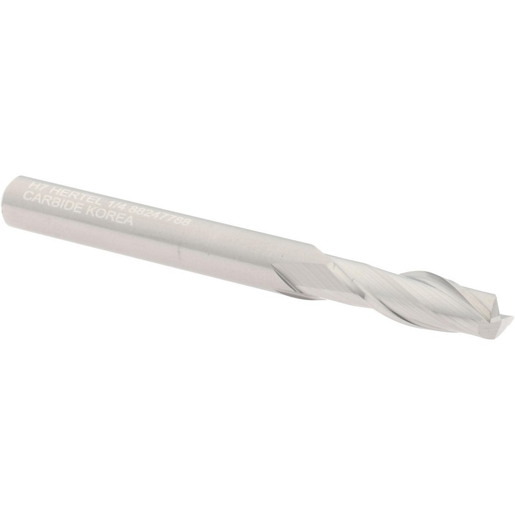 HERTEL Hertel 12467397 Square End Mill 1/4 in 2 Flute Carbide
