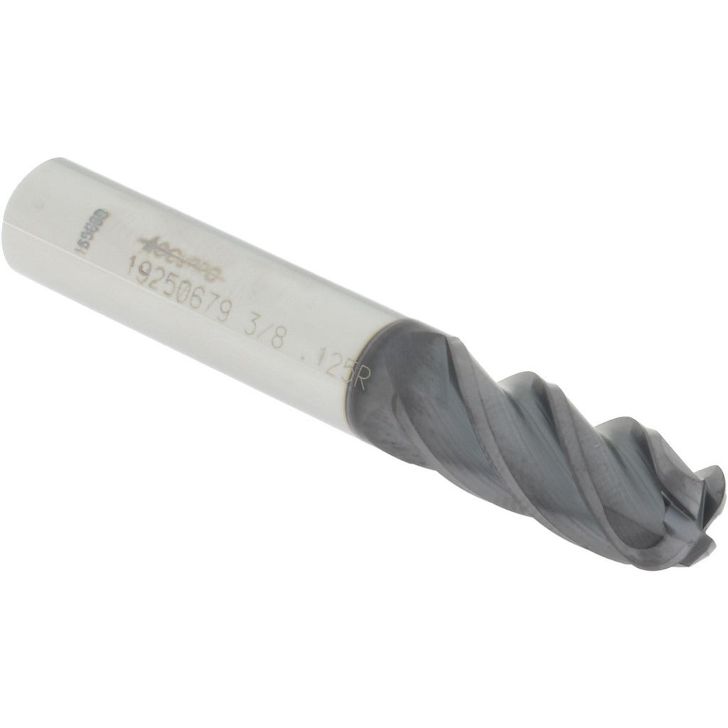 ACCUPRO Accupro 14556415 Corner Radius End Mill 3/8 in 4 Flute Carbide