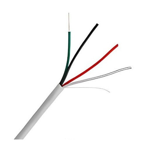 WIREPATH Wirepath NST-224-SLD-1000-WHT 22AWG 4C Solid Security Wire