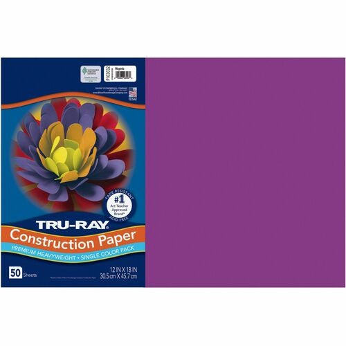 PACON Pacon PAC103032 Construction Paper 12x18 Magnolia 50 Pack