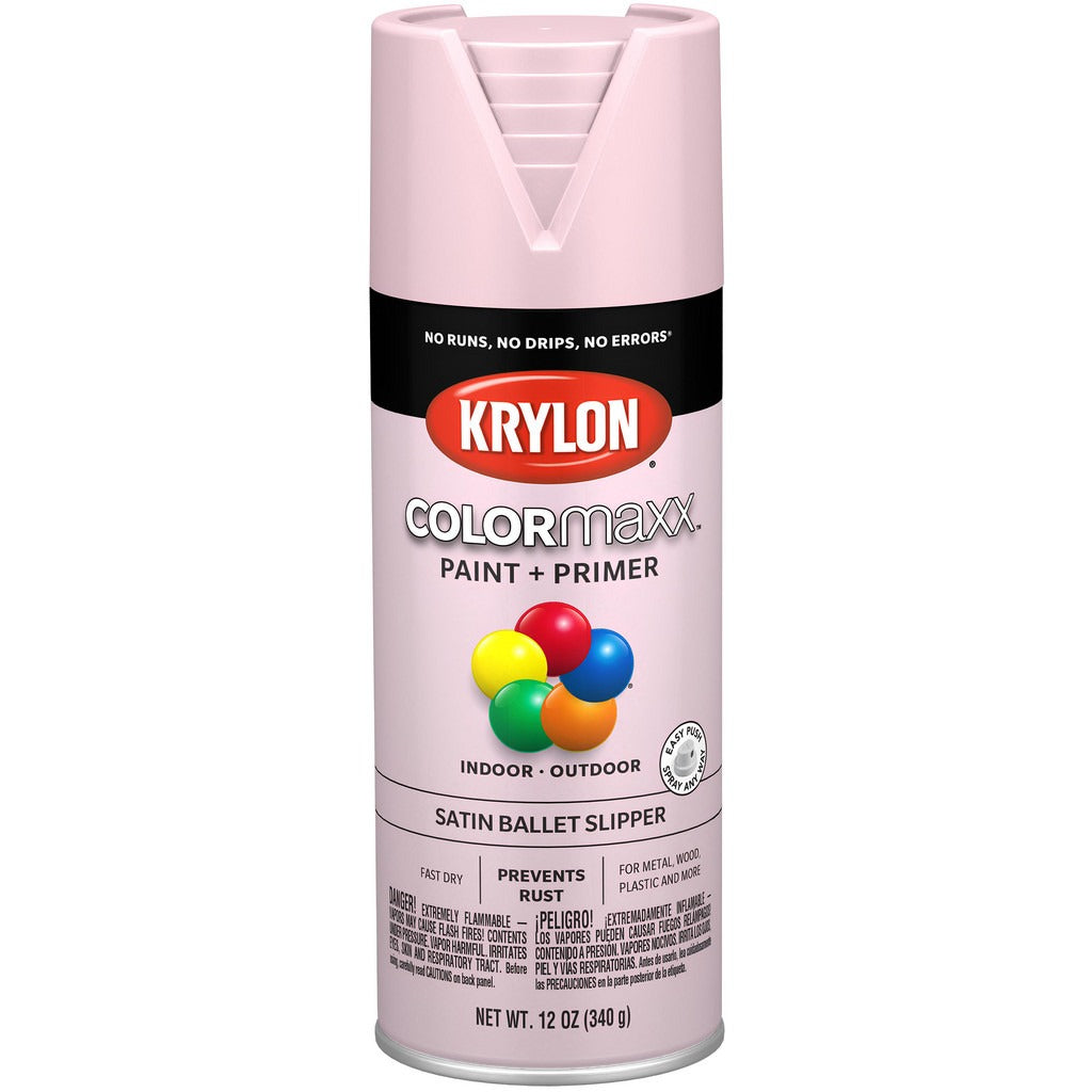 KRYLON Krylon K05556007 Acrylic Enamel Spray Paint Satin 12 Oz