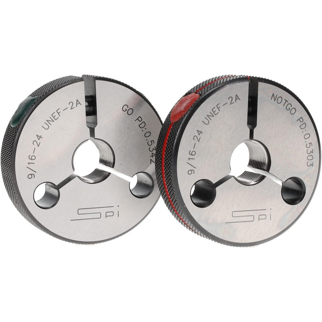 SPIROTHERM Spi 23-185-2 Threaded Ring Gage 9/16-24 Class 2A Go No Go