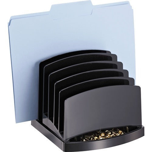 OFFICEMATE Officemate OIC22222 Incline Sorter 6 Slots Black