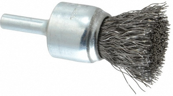 WEILER Weiler 90289 End Brush 3/4 in Steel Crimped Wire 22000 Rpm