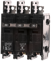 Siemens BQ3B030 3-Pole 30 Amp 240 VAC 10 kA Molded Case Circuit Breaker