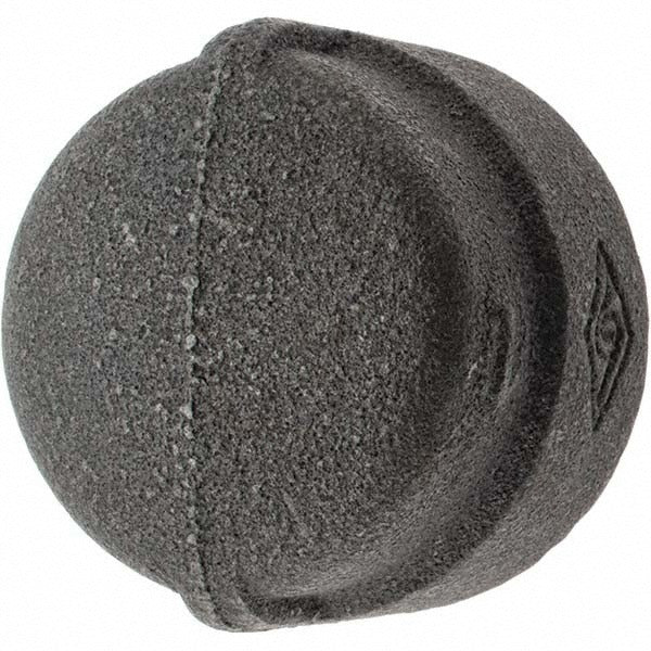VALUE COLLECTION Value Collection HB-CAP10 Black Malleable Iron End Cap 1 in