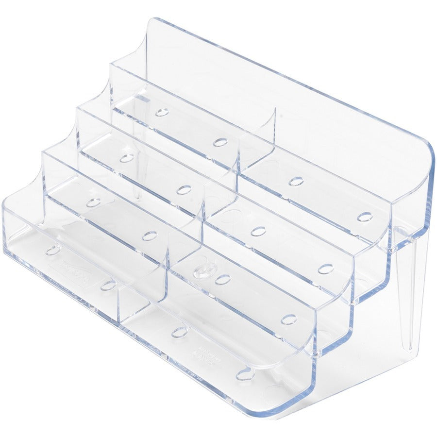 DEFLECTO Deflecto DEF70801 Business Card Holder 8-Compartment (7.9 x 3.5 x 0.4 in) 70801