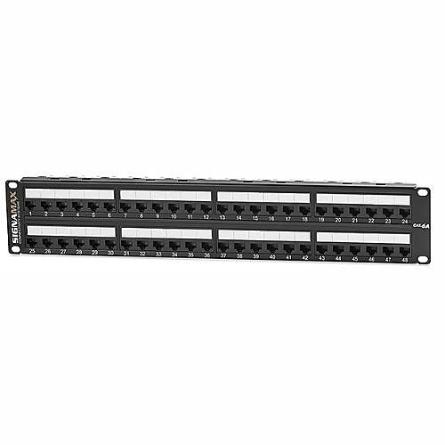 SIGNAMAX Signamax Inc. 24458MD-C6AC 24-port Cat6a Patch Panel