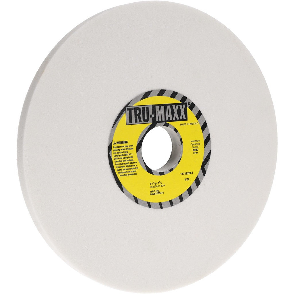 TRU-MAXX Tru-maxx 66253255472 Surface Grinding Wheel 8in 80 Grit