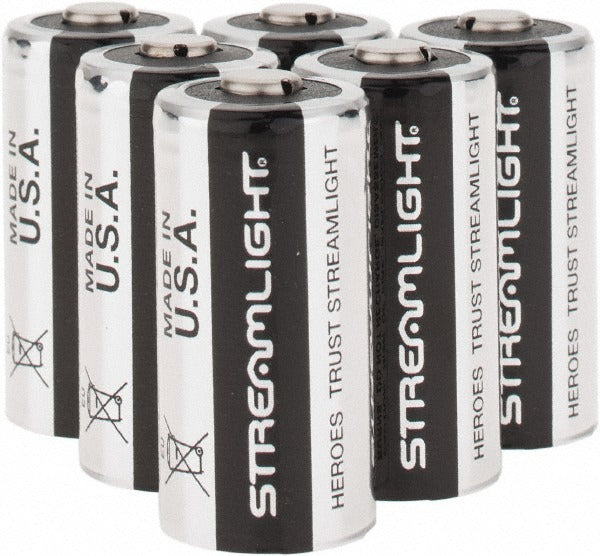 STREAMLIGHT Streamlight 85180 CR123A Lithium Battery 3V 6 Pack