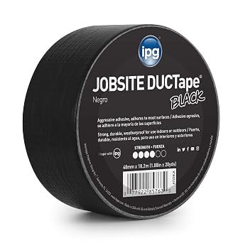 INTERTAPE POLYMER GROUP Intertape Polymer Group 6720BLK JobSite Duct Tape 1.88 in x 20 yd