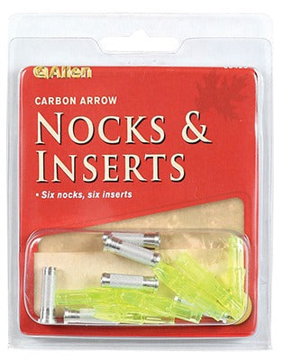 ALLEN COMPANY Allen Company 68425 Nock and Insert Pack Carbon Arrows