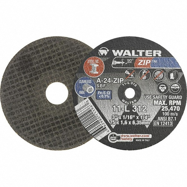 WALTER Walter Surface Technologies 11L312 Type 1 Cut-off Wheel