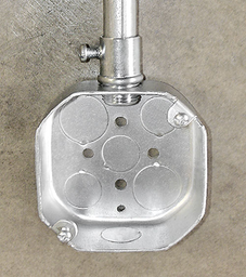 SOUTHWIRE Southwire 54171-1/2 Octagonal Drawn Electrical Box (4 in, 2-1/8 in deep, 1/2 in knockout)
