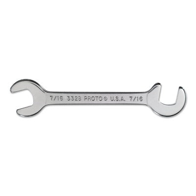 PROTO Proto J3328 Open End Wrench 7/16 x 7/16 In 15/75 Deg