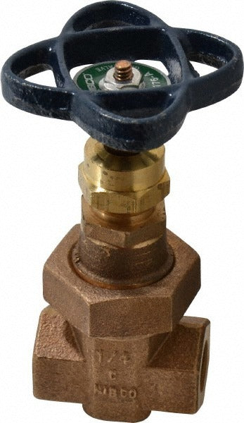 NIBCO Nibco NL2I004 Gate Valve 0.25 Inch Threaded Bronze