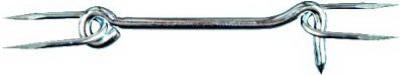 NATIONAL HARDWARE National Mfg N122-242 Gate Hook Staple 6 Inches Zinc 5 Pack