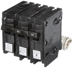 Siemens Q26000S01 2-Pole 60 Amp 120/240 VAC 10 kA 120 Volt Shunt Trip Molded Case Circuit Breaker