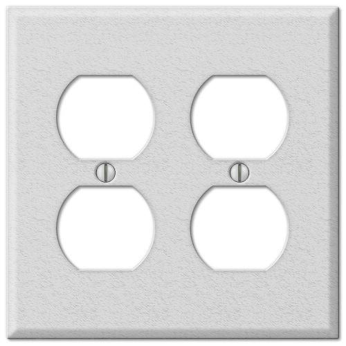 MULBERRY METAL PRODUCTS Mulberry 85102 Standard wallplate 2-gang (4.5 in H x 4.562 in W)