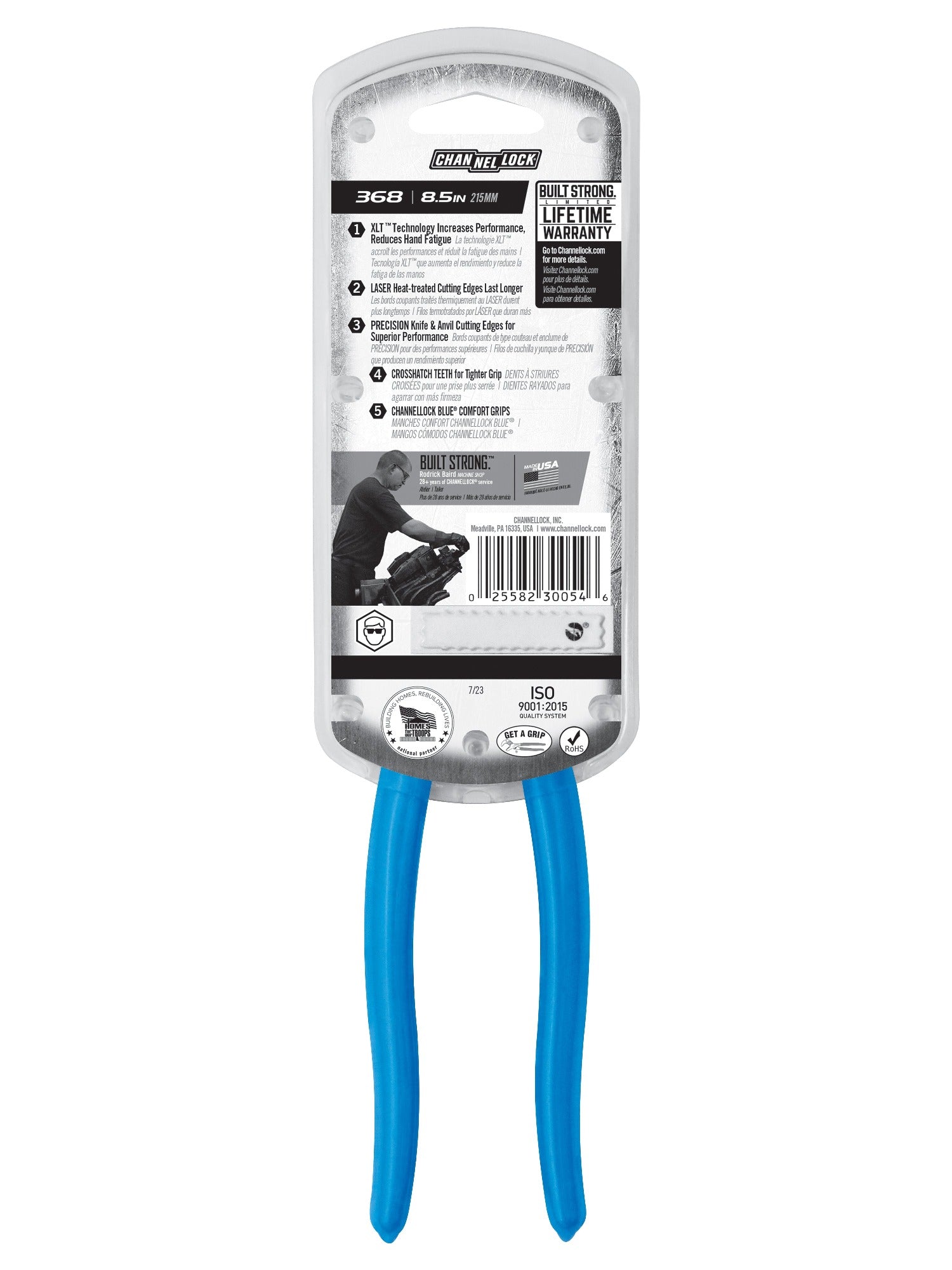 CHANNELLOCK Channellock 368 Plier 8-1/2 Lineman (Pack of 5)