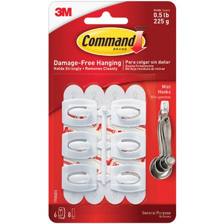 BSC PREFERRED Bsc Preferred CHS1001 Adhesive Hanging Strips 6 Pack