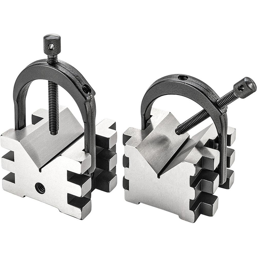 STARRETT Starrett 52592 V-block Set 2 in Max Capacity Matched Pair