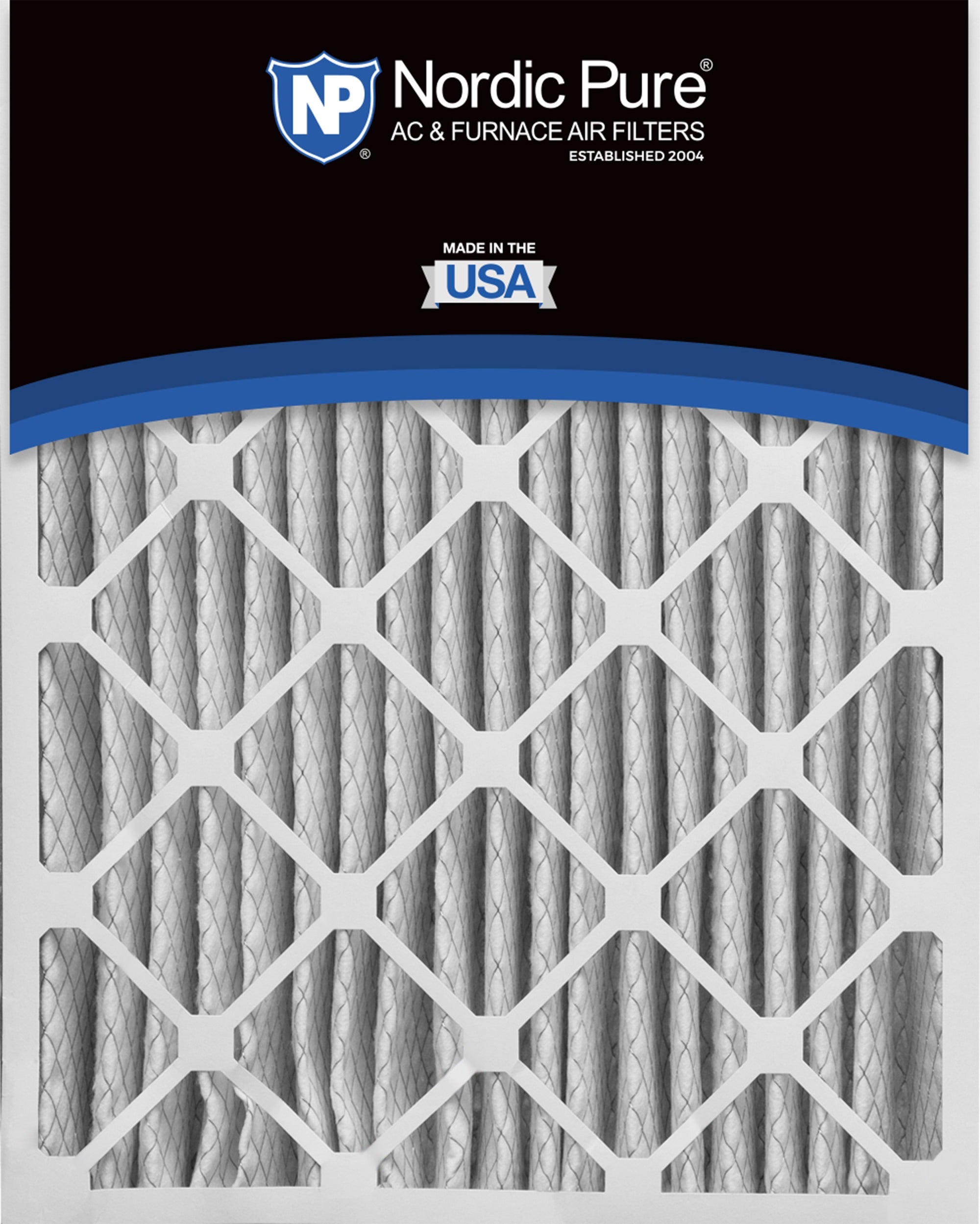 NORDIC PURE Nordic Pure 20x25x5HM14-1 Merv 14 Air Filter 1 Pack