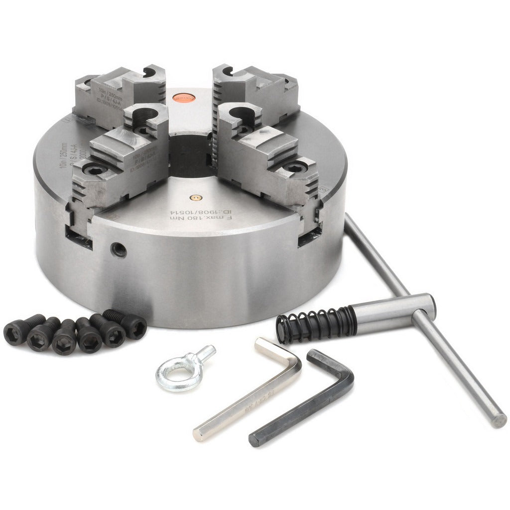 HERTEL Hertel 1-203-1000 4-jaw Lathe Chuck 10 Inches