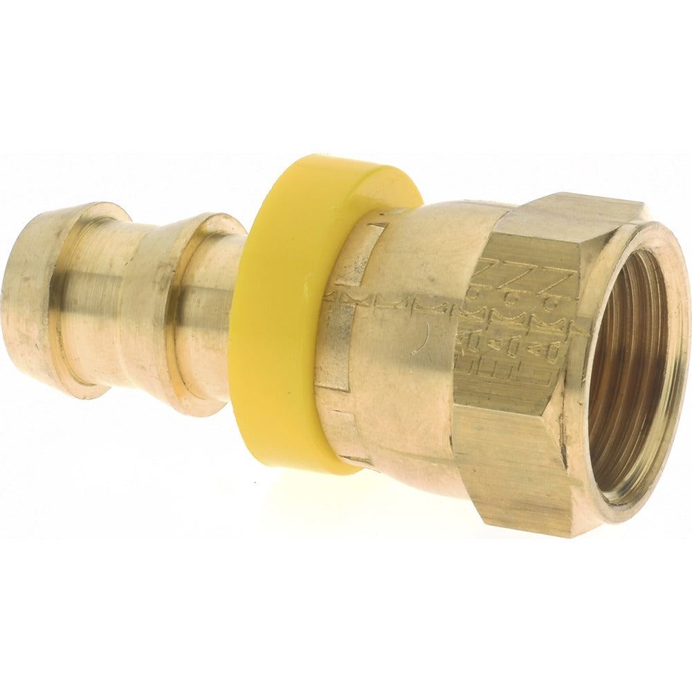 EATON Eaton 10008B-608 Barbed Hose Female Connector 1/2 in Brass