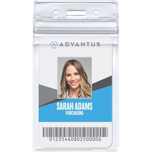 ADVANTUS Advantus Corp. AVT75524 Vertical Id Badge Holder 50 Pack