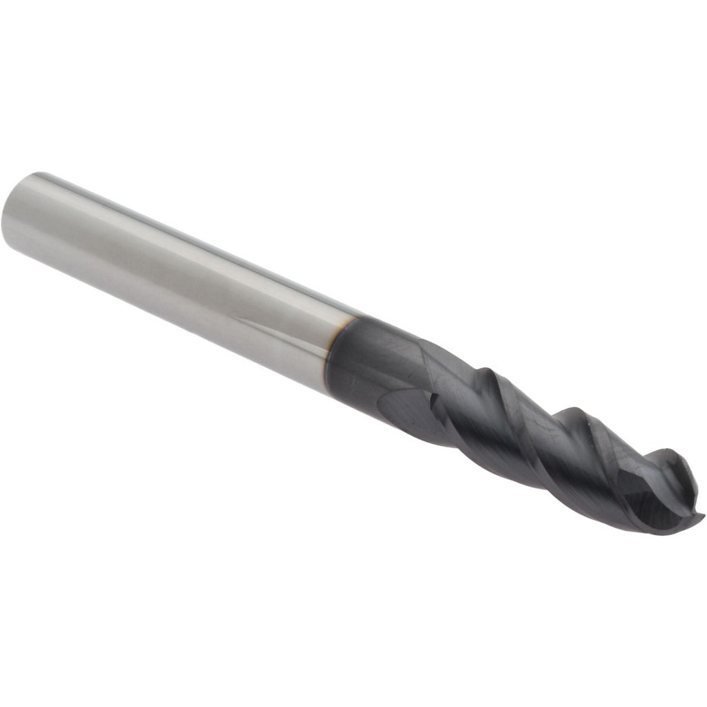 ACCUPRO Accupro 14788641 Ball End Mill 0.25 in 3 Flute Solid Carbide