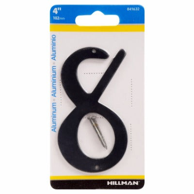 HILLMAN Hillman Fasteners 841632 Black Nail-on Number 8 4 Inch