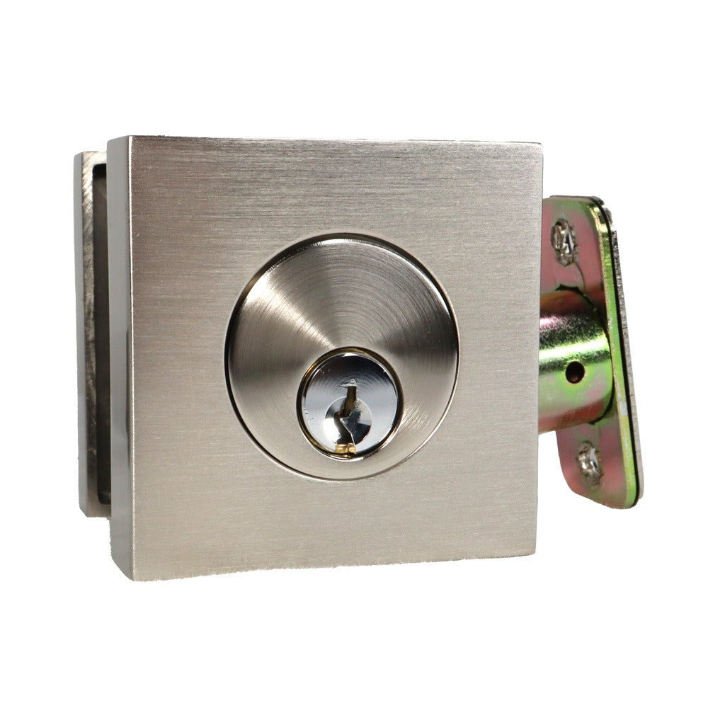 EMTEK Emtek 8469US15.RLS Square Single Cylinder Deadbolt Satin Nickel