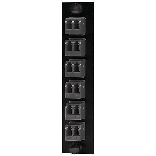 HUBBELL Hubbell Premise Wiring FSPLCDM6BK Fiber Adapter Panel
